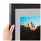 ArtToFrames Collage Photo Picture Frame with 4 - 5x7 inch Openings, Framed in Black with Over 62 Mat Color Options and Regular Glass (CSM-3926-2153)